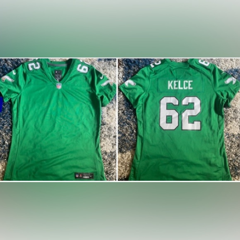 NFL Eagles women Lg, Jason Kelce 62, Nike NWOT, make offer